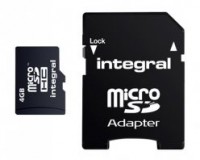 CARTAO MEMORIA MICRO SD INTEGRAL 4GB